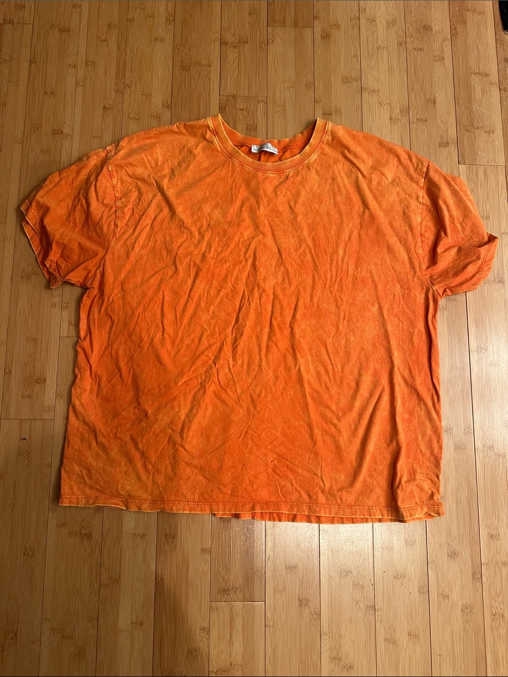 Zenana Outfitters Orange Short-Sleeve Crewneck Tee